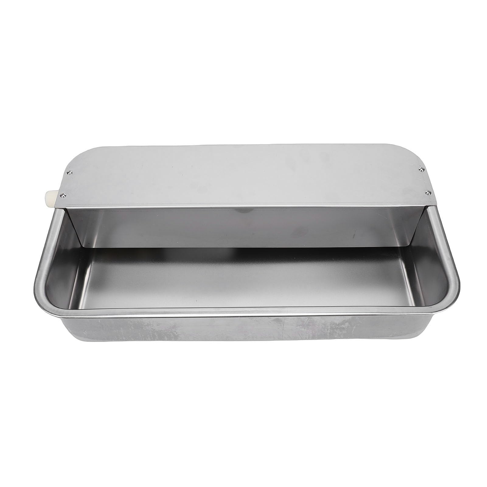 Dispensador Automático de Agua para Ganado, Cuenco de Agua para Mascotas de Llenado Automático Espesado de Acero Inoxidable, Moderno, Fácil de Limpiar, Adecuado para Perros,
