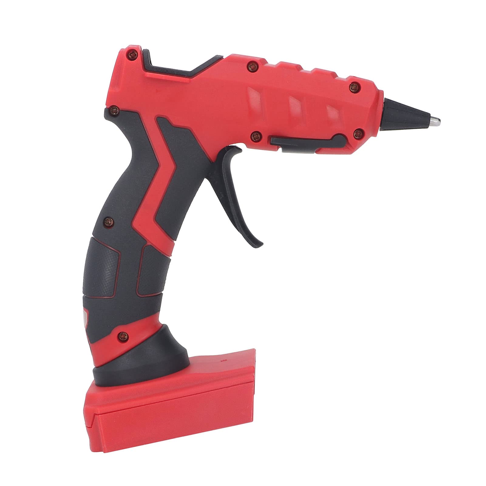 Do montażu i naprawy: bezprzewodowy pistolet do klejenia na gorąco z 30 sztyftami kleju, pistolet do klejenia na gorąco o mocy 50 W, wyposażony w ceramiczny element grzejny PTC i