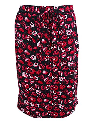 Ralph Lauren Women's Floral Pocket Skirt (2, Red Multi)