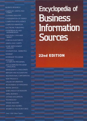 Encyclopedia of Business Information Sources: Hall, Linda D.: 9780787683078: Amazon.com: Books