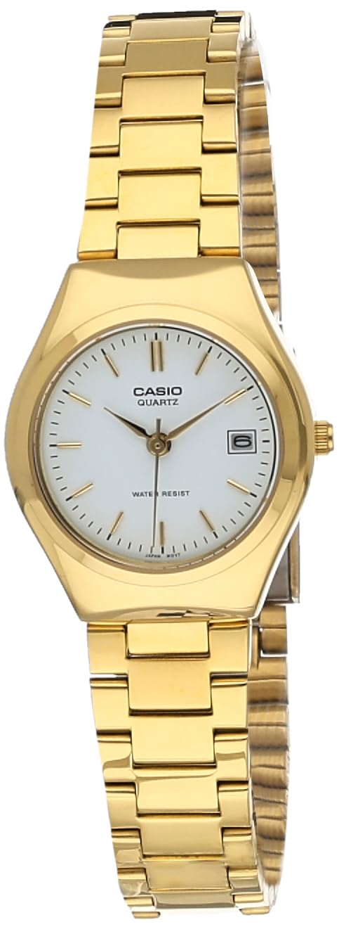 CasioLTP-1170N-7A - Reloj analógico de Cuarzo para Mujer, Correa de Acero Inoxidable Color Dorado