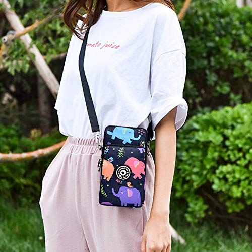 Image of BIAOTIE Lightweight Small Crossbody bags Cell Phone Purses Travel Pouch Shoulder Bag for Women | Lightweight