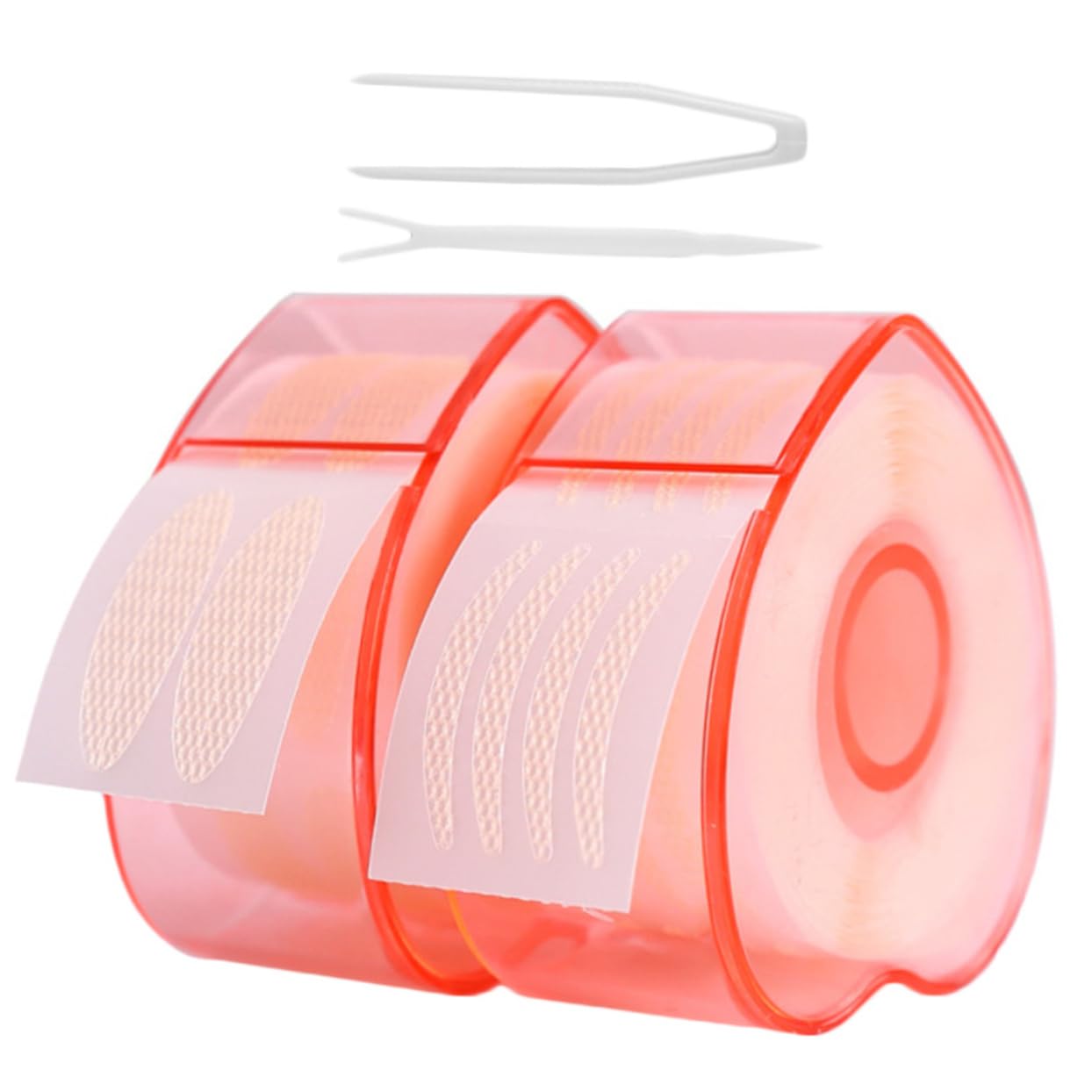 minkissy Strips for Hooded Eyes Double Eyelid Strips Self-adhesive 2 Rolls Natural