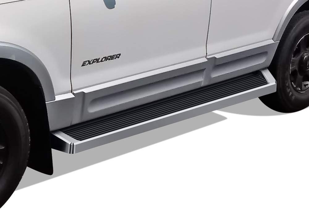 APS Estribos estilo compatible con Ford Explorer Mercury Mountaineer 2002-2005 4 puertas (excluye el modelo deportivo) (barras laterales de los
