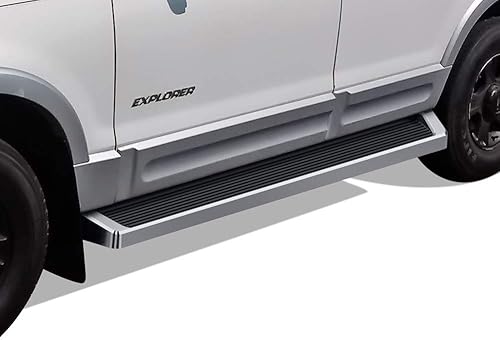 APS Estribos estilo compatible con Ford Explorer Mercury Mountaineer 2002-2005 4 puertas (excluye el modelo deportivo) (barras laterales de los