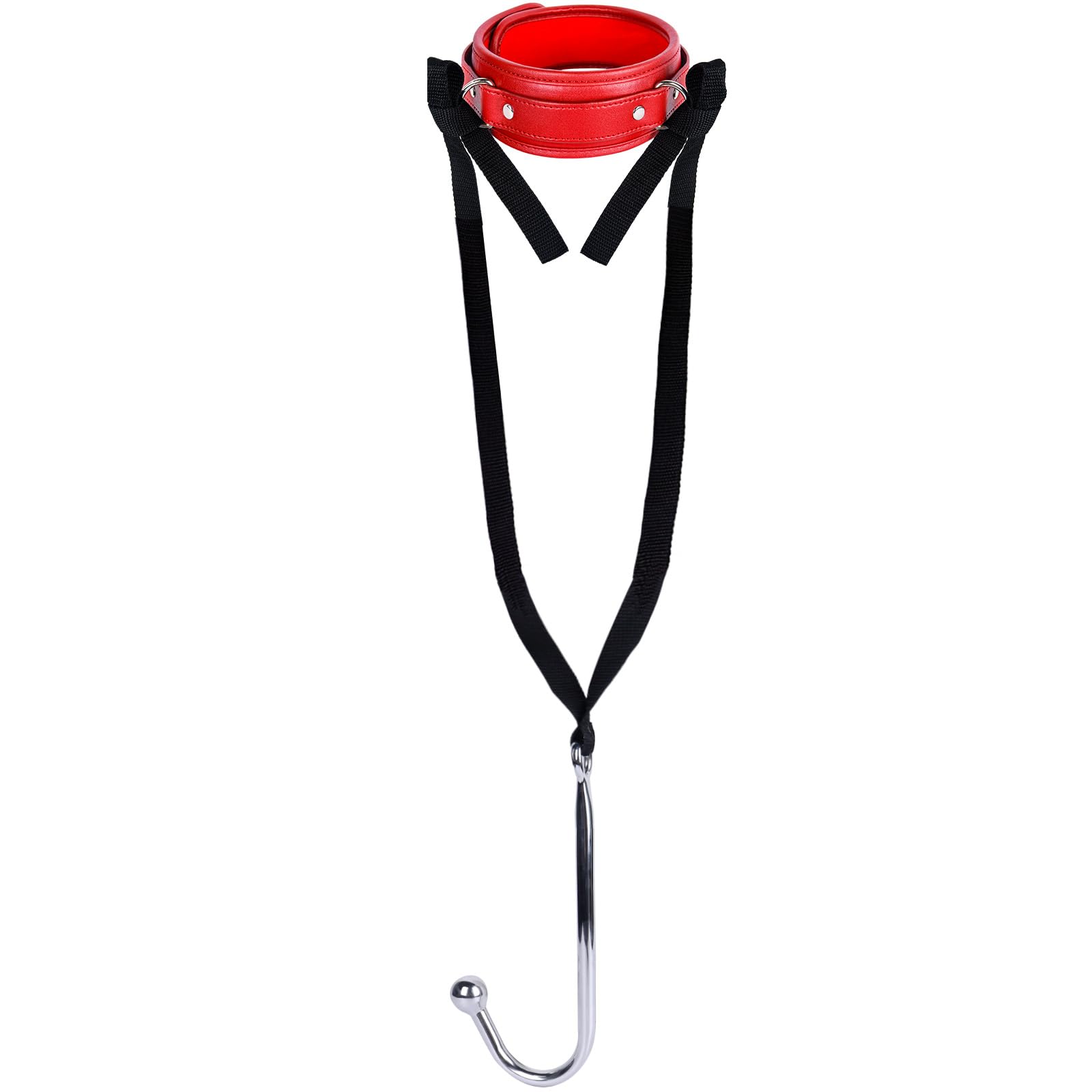 Juguetes Eróticos para Pareja Sexuales BDSM Bondage Kit con Gancho Anal y Collar, Mujer Juguetes Eróticos - Ajustable SM Restraints Set, Fetiche Sexo Sex Toys para Mujeres y Hombres