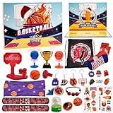 Calendrier de l'Avent basket 2025, calendrier basket 24 jours calendrier de Noël compte à rebours surprises cadeaux - Calendrier de l'Avent avec gadgets pour les fans de basket