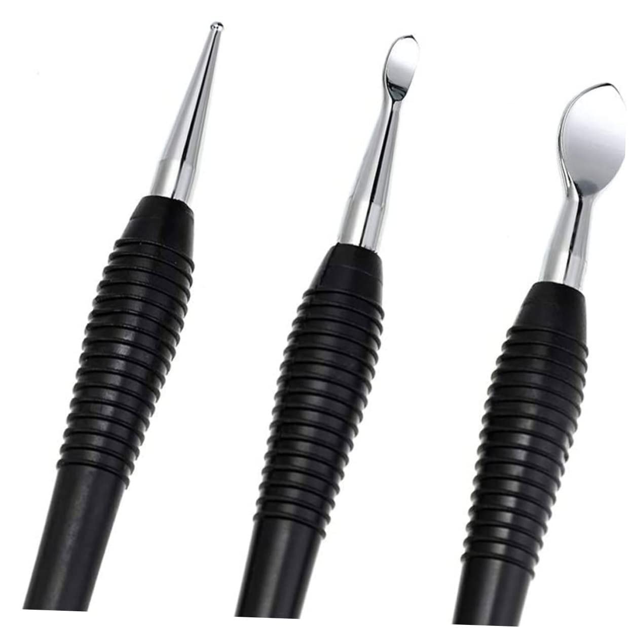 jojofuny 2 Series 2 Juegos De Herramientas Para Tallar Cuero Herramientas De Biselado Herramientas Para Esculpir Herramientas De Punzón Kit De Tallado Artesanal Herramienta 3 piezas*2