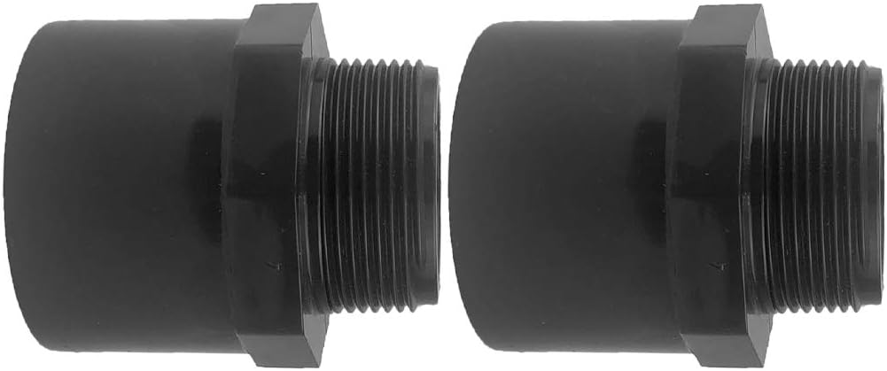 Well2wellness PVC Schauglas - 2 Stück Mit Klebeanschluss 50 Mm