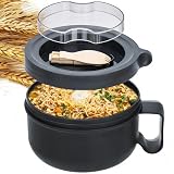 Ronanemon Ramen Bowl,Ramen Cooker,Microwave Ramen Bowl,Microwave Safe Soup...