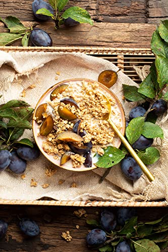 Barnhouse Krunchy Low Sugar Plain Grain, zuckerarmes Bio Hafer-Knuspermüsli aus Bayern, Basis-Sorte, 2 x 375g