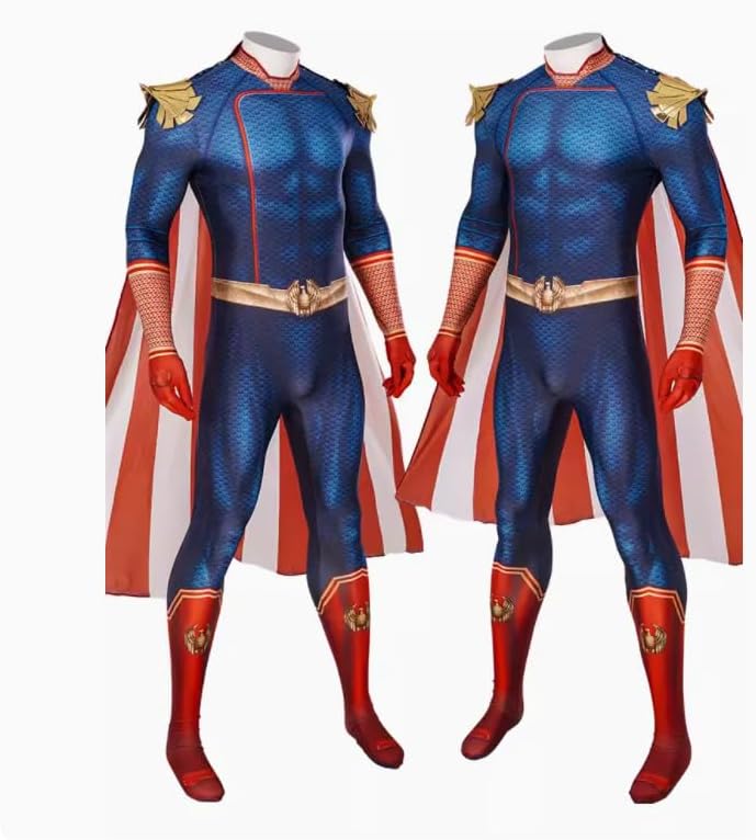 SIZE XL The Homelander Cosplay Costume for Women Girls Men Adult Anime Outfit Halloween Party Stage Performance Clothes