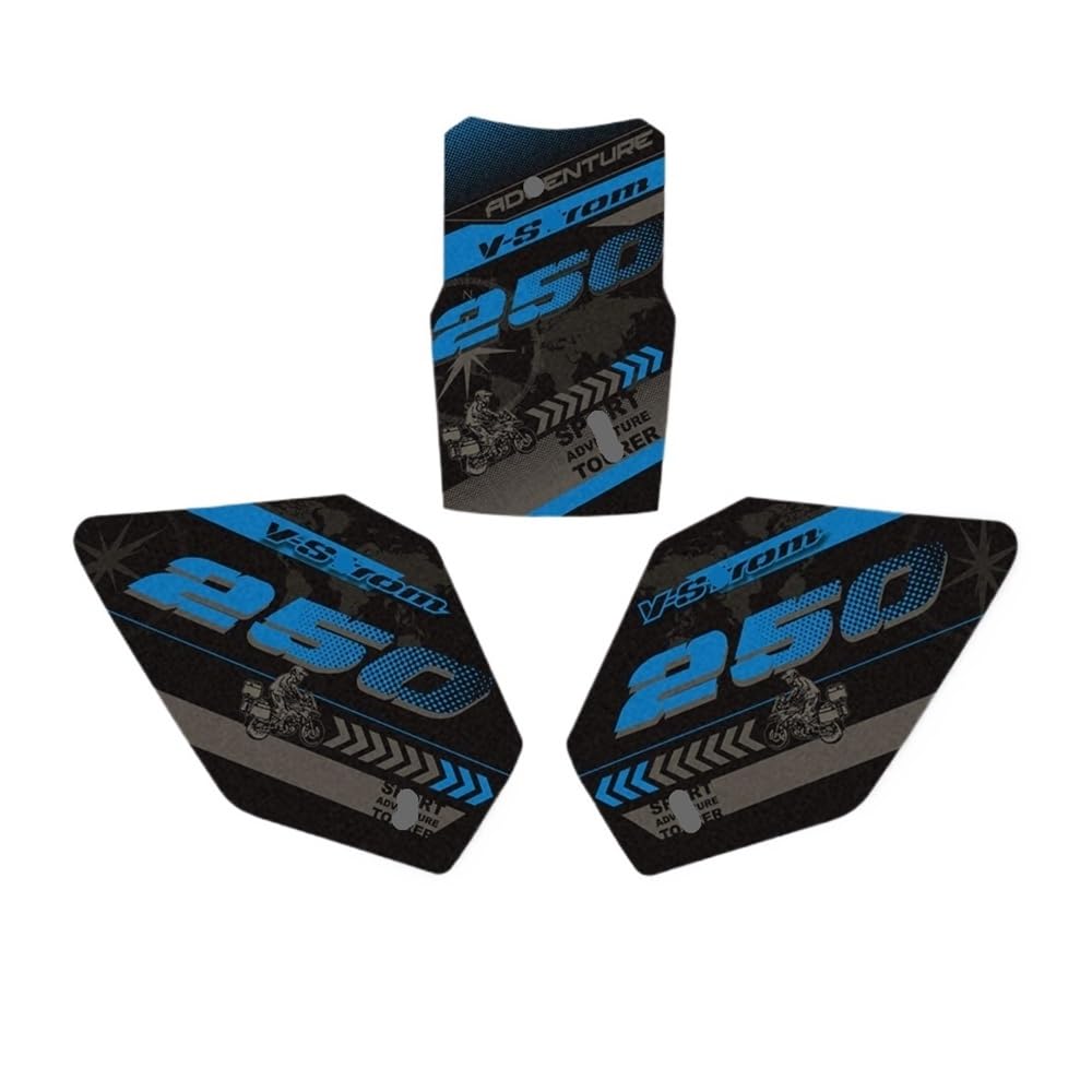 Frosted Motorcycle Accessories Sticker Decal Kit Fuel Tank Pad Protector for V-Strom DL 250 Vstrom Dl250 DL250 Protector Tanks Pad