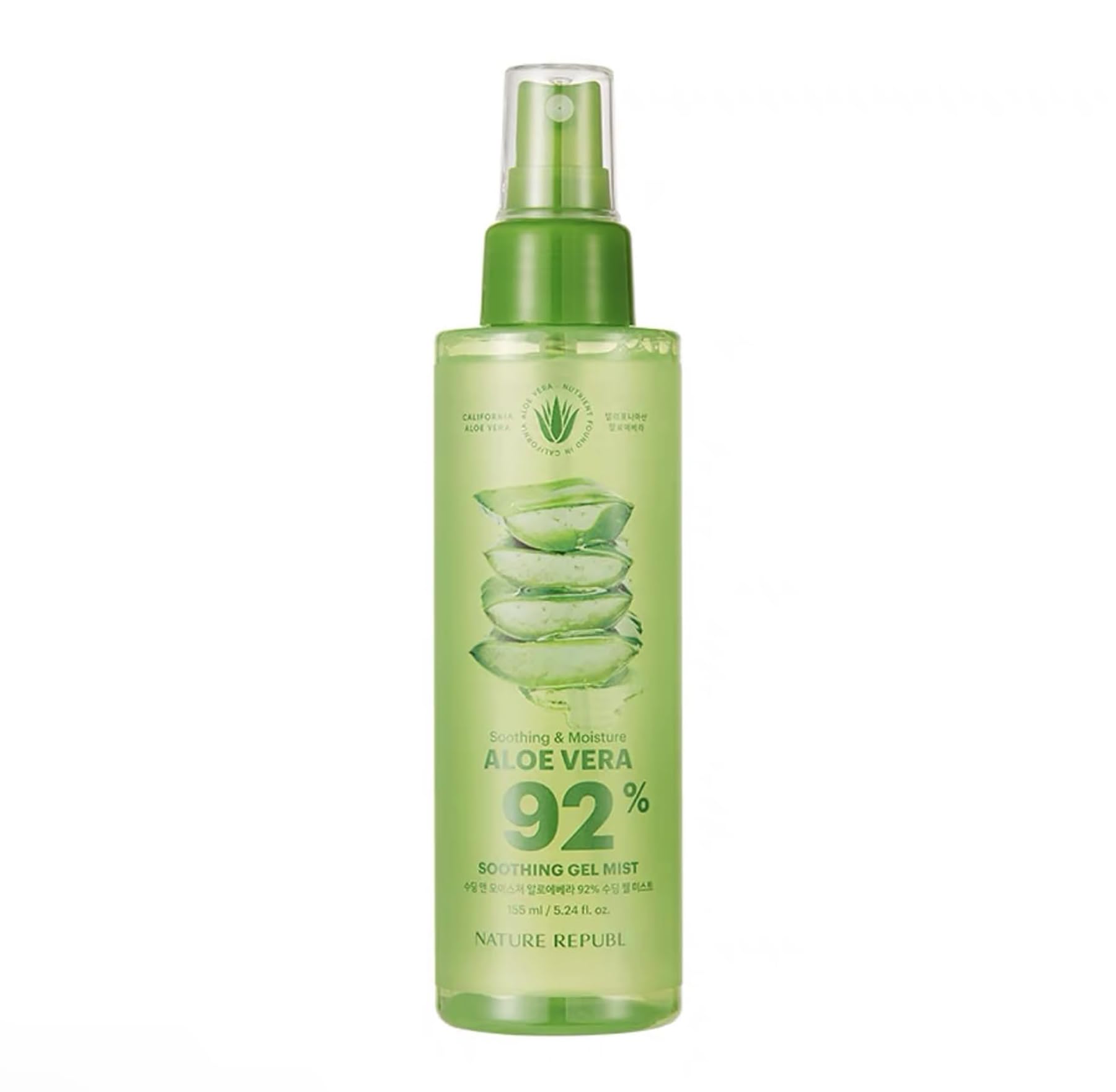 BeautyMALL Nature ingredients Soothing & Moisture Aloe Vera 92% Soothing Gel Mist, 150ml