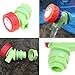 UtySty 2 Pack Barrel Spigot Cooler Faucet Tap Replacement Bulkhead Fitting with Switch Knob Spout for Beverage Bottle Wine Bucket Dispenser Bottle Outdoor Water Storage Jug Tank Rain Compost Bin