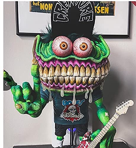Buy Angry Big Mouth Monster Statue, Scary Monster Figurines Crafts