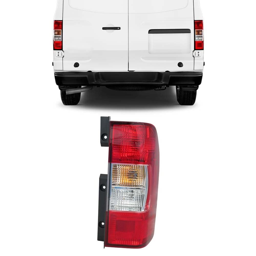 Tail Light Assembly For 2012 2013 2014 2015 2016 2017 2018 Nissan NV1500 NV2500 NV3500 - Fits Passenger Side - Tail Light For Nissan NV S SV SL - Includes Bulb, Lens, Housing