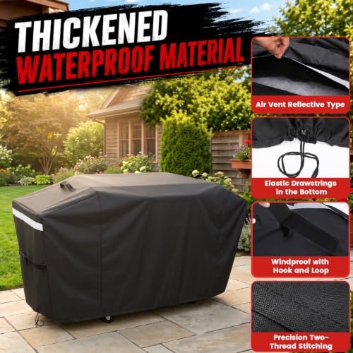 Image of Utheer 600D Grill Cover for Weber Slate 36 inch Rust-Resistant Griddle 3400120