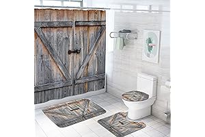 Coxila Rustic Shower Curtain Set