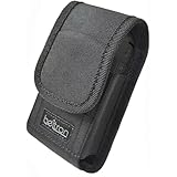 BELTRON Case for Kyocera Flip Phone, DuraXE Epic E4830, DuraXV Extreme E4810 E4811, DuraXE E4710, Sonim Flip Features: Heavy Duty Belt Loop, Metal Belt Clip & Strong Velcro Closure (Black Nylon)