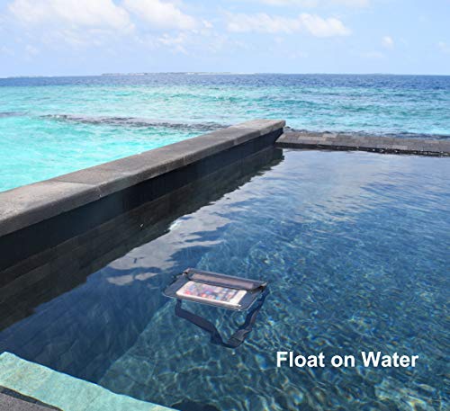 Freegrace Premium Waterproof Waist Pouches Set - Best Way To Keep Your Phone And Valuables Dry And Safe - Perfect For Boating Swimming Snorkeling Kayaking Beach Pool Water Parks (Gray + Blue) #TOP4