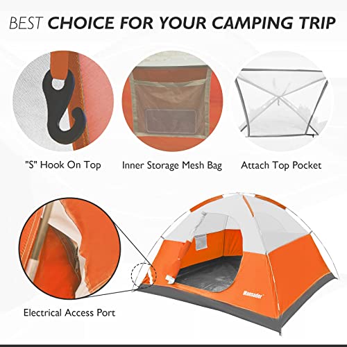 Carpa para camping impermeable para 4 personas Mansader miniatura 5