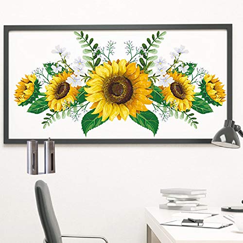 Vinilos decorativos de margaritas y girasoles miniatura 6