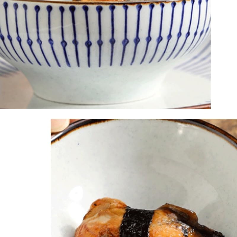Ceramic Tall Bowls Tableware Sets Small Dinner Large Soup Dessert