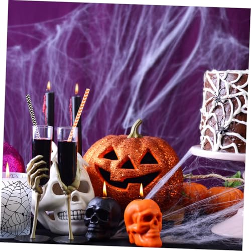 Set de 100 pitillos de papel Kraft para Halloween miniatura 7