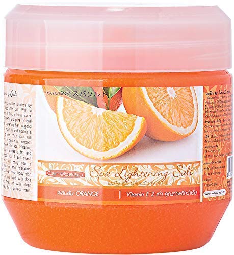 Carebeau Spa Salt Lightening Body Scrub 700g (ORANGE)