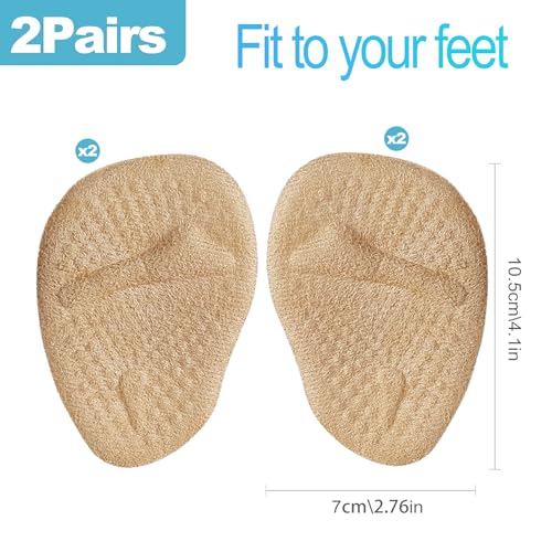 4-Pack Almohadillas Antideslizantes para Metatarso miniatura 2