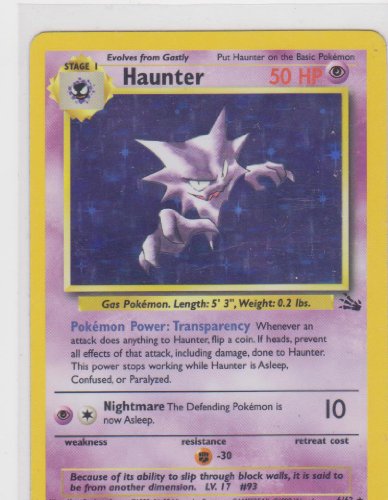 Pokemon - Fossil - Holofoil - Haunter - 6/62