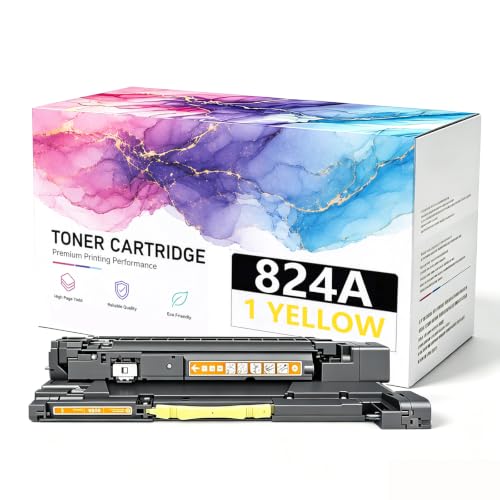 Cartouche de toner 824A jaune CB384A haute capacité pour HP LaserJet CM6030 et CP6015