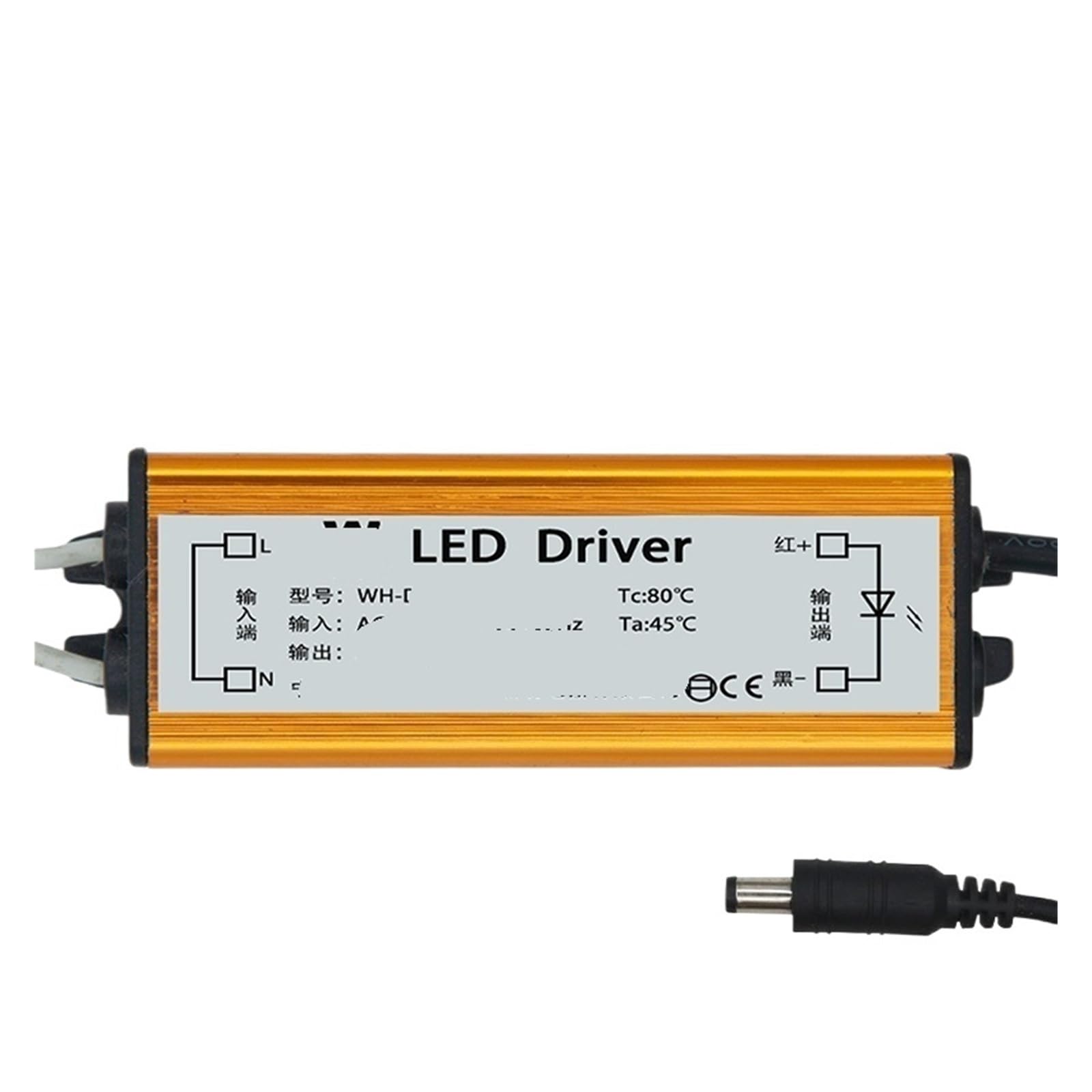 Ballast panneau plat et chauffage salle de bain avec transformateur LED 48W 600ma