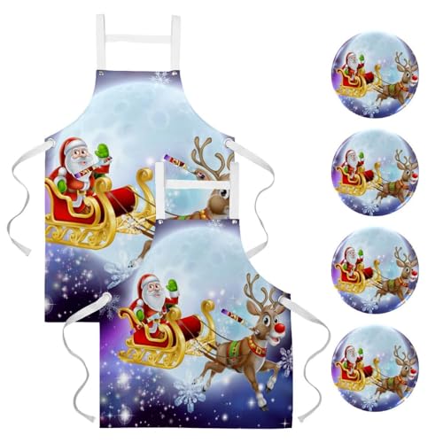 Tablier de cuisine anti-taches pour le nettoyage et la pâtisserie sans salir vos vêtements
