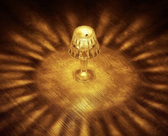 CraftVatika LED Smokeless Tealight Candles Set of 2, Diwali Decoration Items for Home Décor Flameless & Smokeless Decorative Transparent Candles Tea Light Lamp Shape