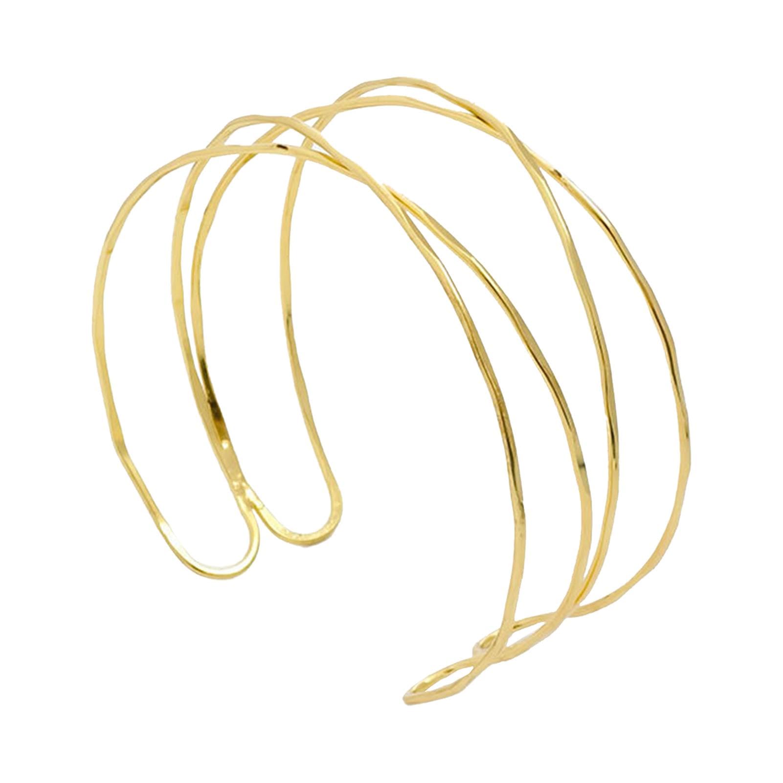 Generic Bracelet for Women Adjustable Upper Arm Cuff Bangle Adjustable Upper Arm Cuff Open Bangle Party Graduation Minimalist Jewelry