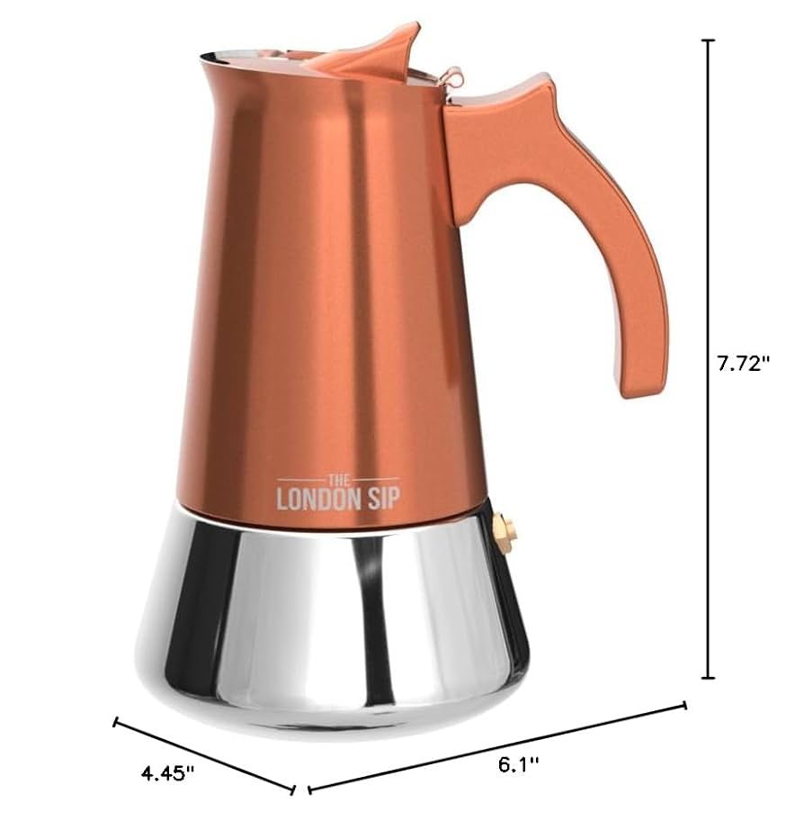 Amazon.com: London Sip Stainless Steel Stovetop Espresso