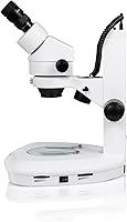 Vista 2 de Vision Scientific Microscopio estéreo con zoom binocular VS-2EZ, ocular de campo ancho 10x, rango de zoom de 0.7X—4.5X, rango de aumento