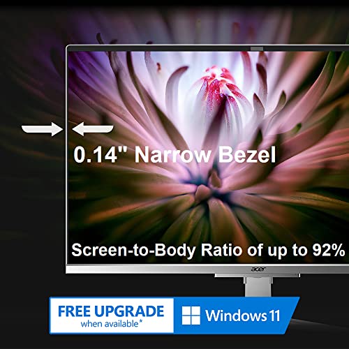 Acer Aspire C27-1655-UA93 AIO Desktop | 27" Full HD IPS Display | 11th Gen Intel Core i7-1165G7 | NVIDIA GeForce MX330 | 16GB DDR4 | 512GB SSD | 1TB HDD | Intel Wireless Wi-Fi 6 | Windows 10 Pro - Image 4