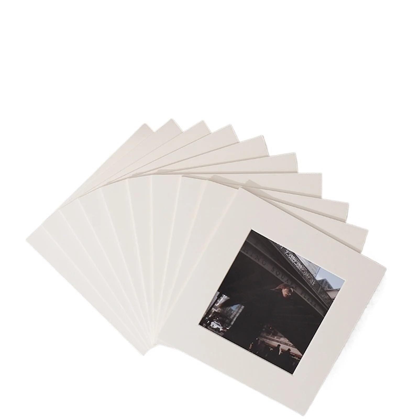 Photo Frames 5pcs Indentation Cardboard Photo Frame Holder Knick Knacks Paper Put 6 "7" 8 "photos Home Desktop Decoration