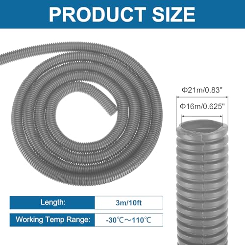Gaine flexible 1,6 cm protégeant les fils contre l'usure - 2