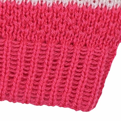 Image of Baby Winter Sweater | Wool Knit Full Sleeve Cardigan for Babies | Soft Warm Winter Clothing for Newborn Boys Girls & Toddlers, Combo Firozi & Rani (3 to 6 Months) Pack of 2
