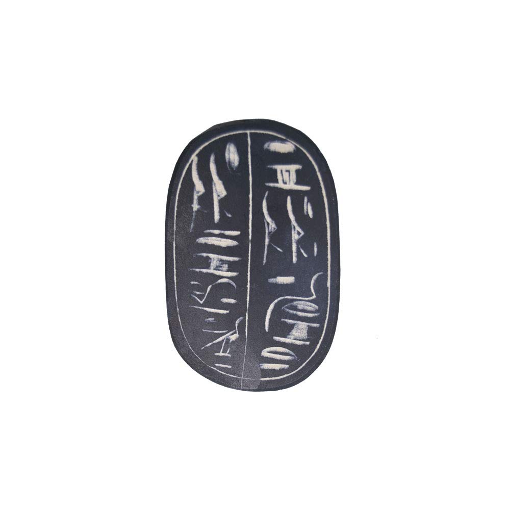 Scarabeo Kheper Portafortuna In Basalto Nero – Intagliato A Mano In Egitto, 8x5x3 Cm