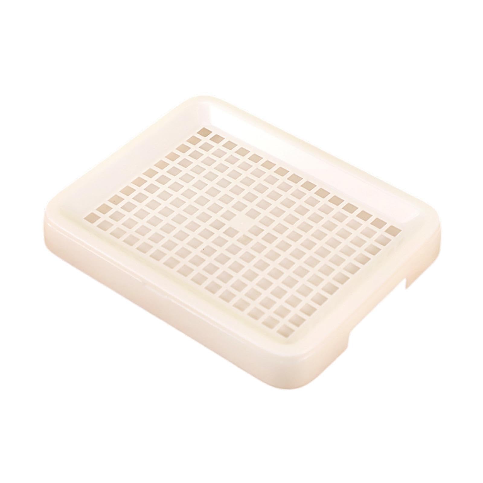 Rabbit Litter Box Compact Potty Trainer for Guinea Pigs Rats Pet Accessories White-image-39