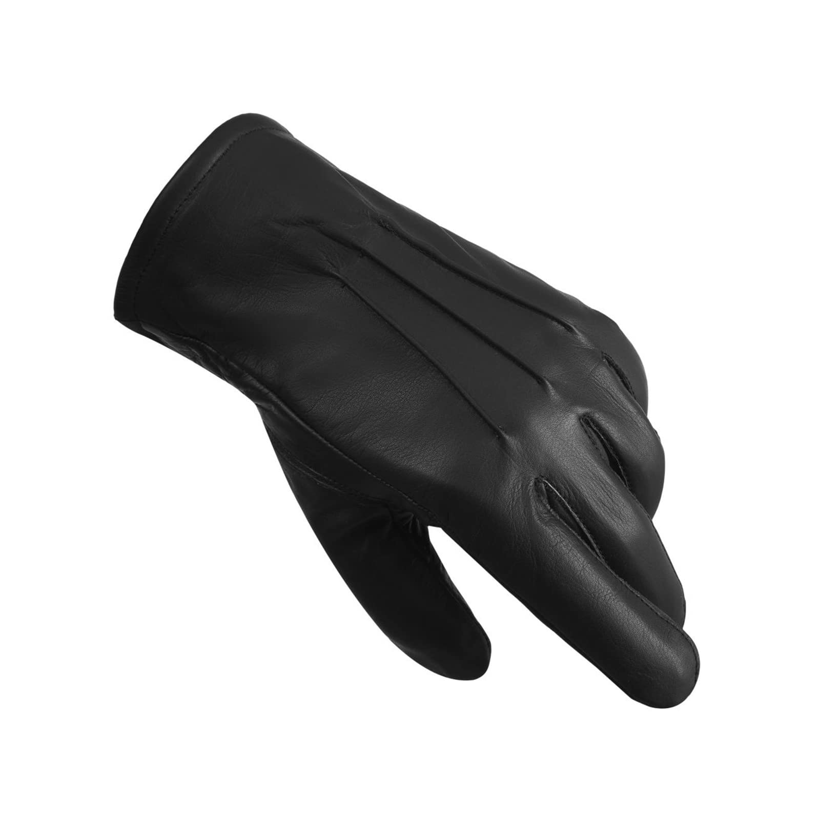 GARGOYLE BELLS Men Women Motorcycle Gloves Tactical Leather Golves with Touchscreen Fingers for Hunting Training Shooting Outdoors (No Zipper, X-Large)