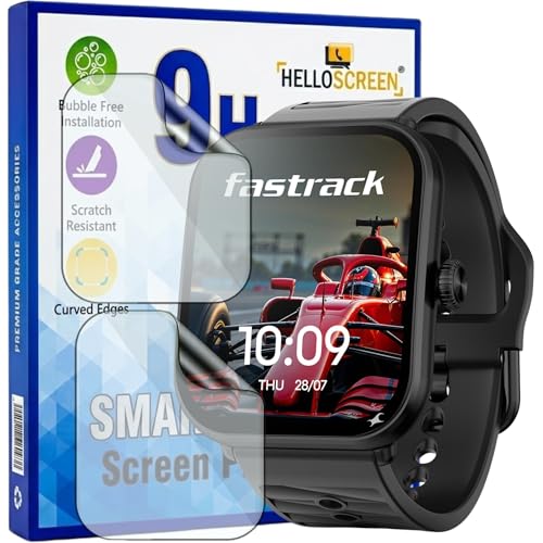 Image of 2-Pack Screen Protector for Fastrack MYND 1.93 inch Smartwatch - Flexible TPU Screen Guard, HD Clear, Anti Scratch, Bubble Free, Full Coverage Film - Not Tempered Glass
