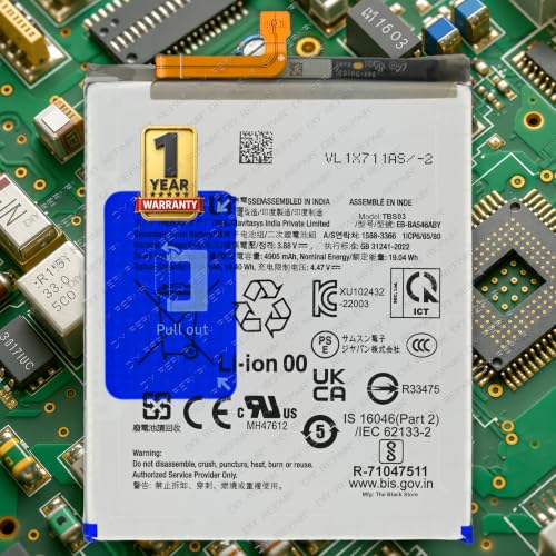 Image of Original EB-BA546ABY Battery 5000mAh for Samsung Galaxy A54 - with 1 Year Warranty*, SM-A546E /DS