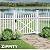 Zippity Outdoor Products ZP19019 Manchester Vinyl Gate, White