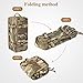 PETAC GEAR 3 PCS Tactical Modular Packing Cubes, Large Capacity Mesh Storage Duffel Bag,Outdoor Travel Organize Storage Pouches Bags. (Camouflage)